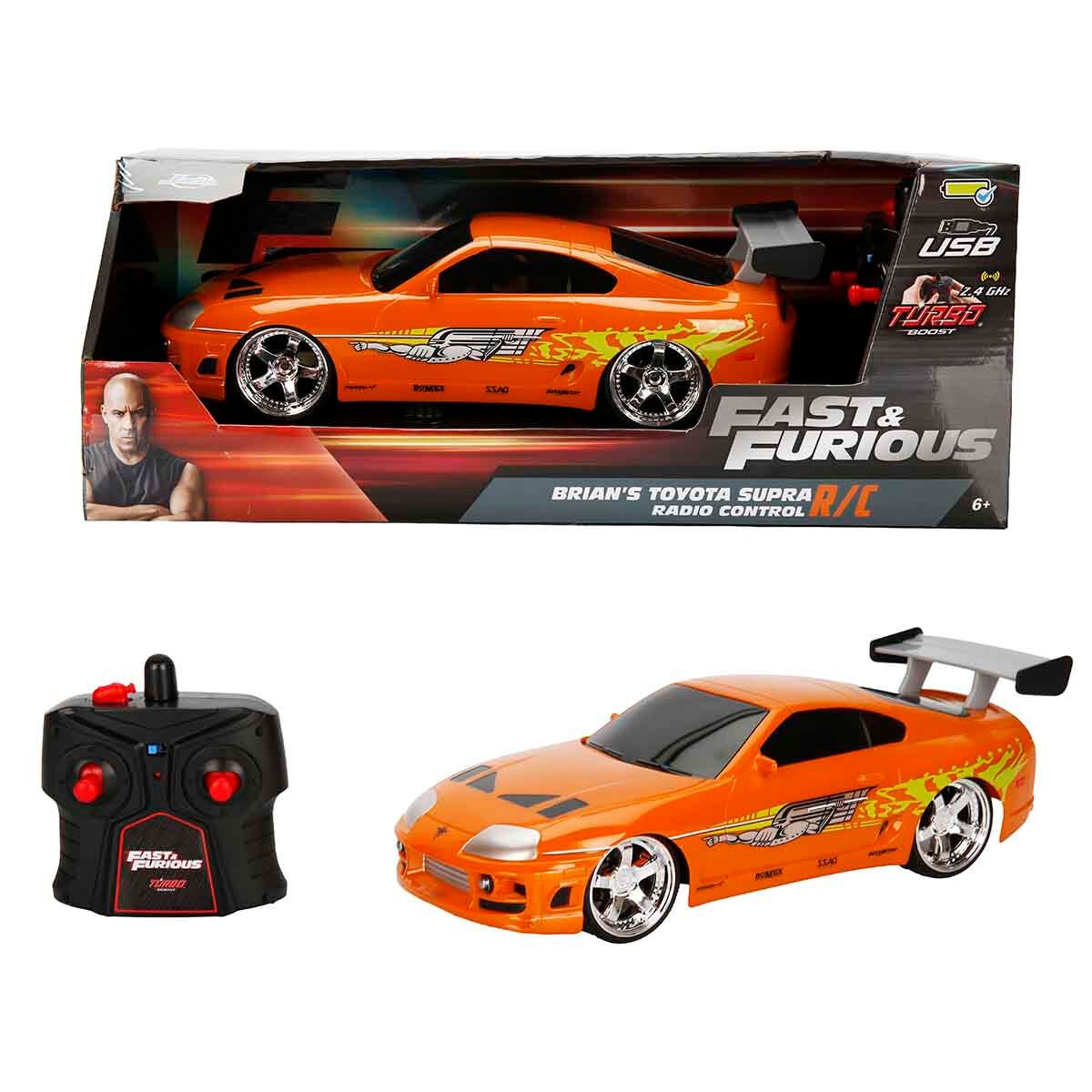 6494 SUN-SIM-JDA-RC ARABA 116 FAST FURIOUS BRIANS TOYOTA SUPRA FF 3 7V USB 2