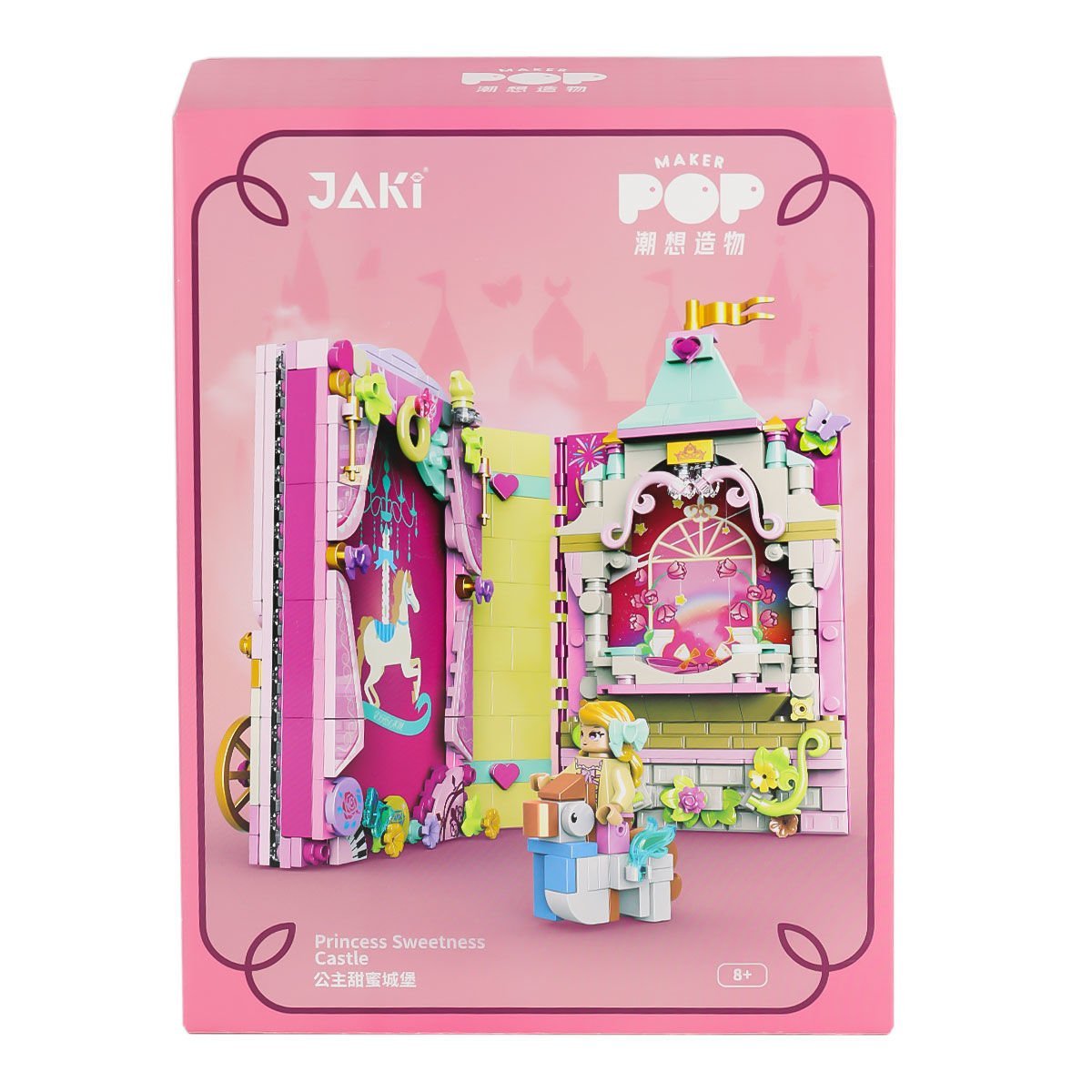 JK8251 Jaki Block - Prenses Hikaye Kitap Sahnesi 491 Parça Yapım Seti