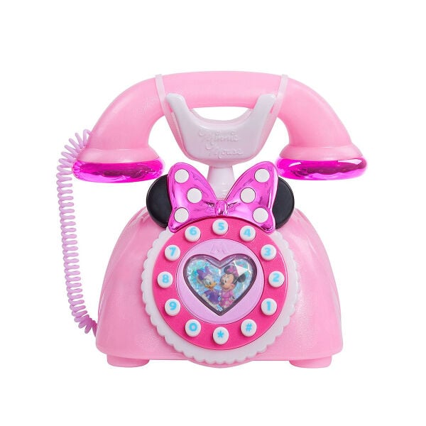 JP88272 Minnie Mouse Sesli ve Işıklı Retro Telefon