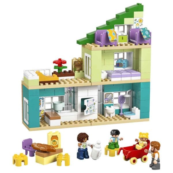 10470 Lego Duplo 3ü1 arada Figürlü Modern Aile Evi 166 parça +2 yaş