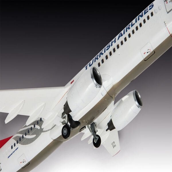 63772 Revell - Turkish Airlines Boeing 737-800 1:144 Maket Kiti