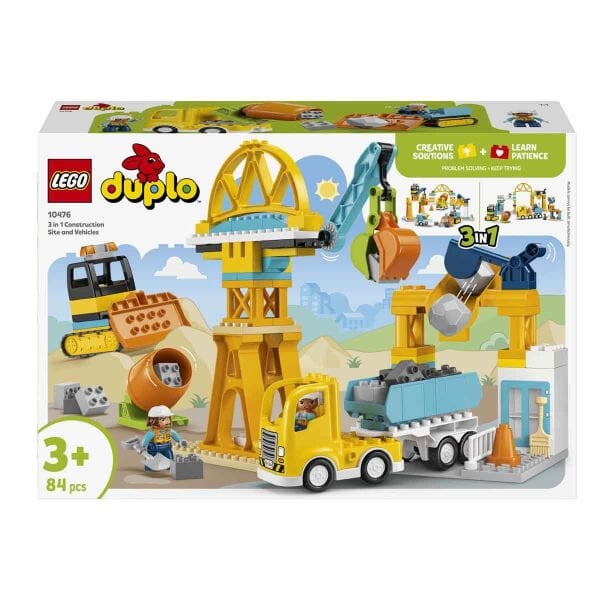 10476 Lego Duplo İnşaat Sahası ve Araçları 84 parça +3 yaş