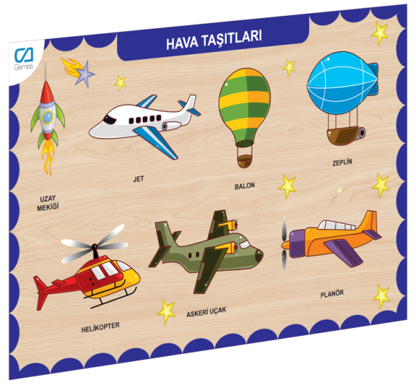 CAAHS-3202 CA GAMES AHŞAP HAVA TAŞITLARI BUL-TAK