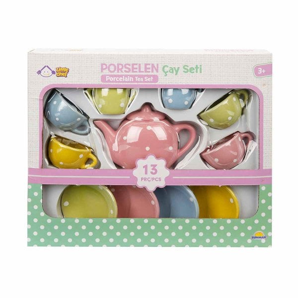 1501 Porselen Çay Seti 13 Parça -Sunman