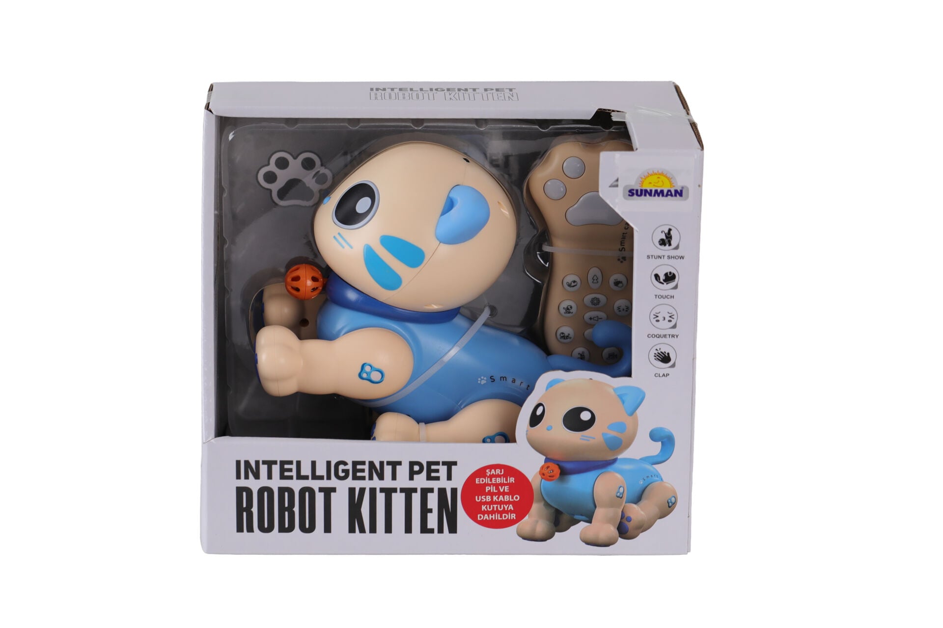 5135 SUN-RST-RC ROBOT AKILLI KEDİ FF SESLİ 3 7 USB 2R