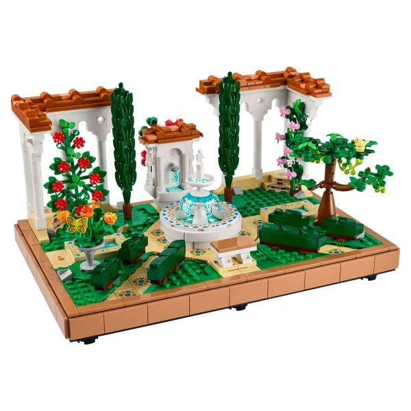 10359 Lego icons Çeşmeli Bahçe - Fountain Garden 1302 parça +18 yaş