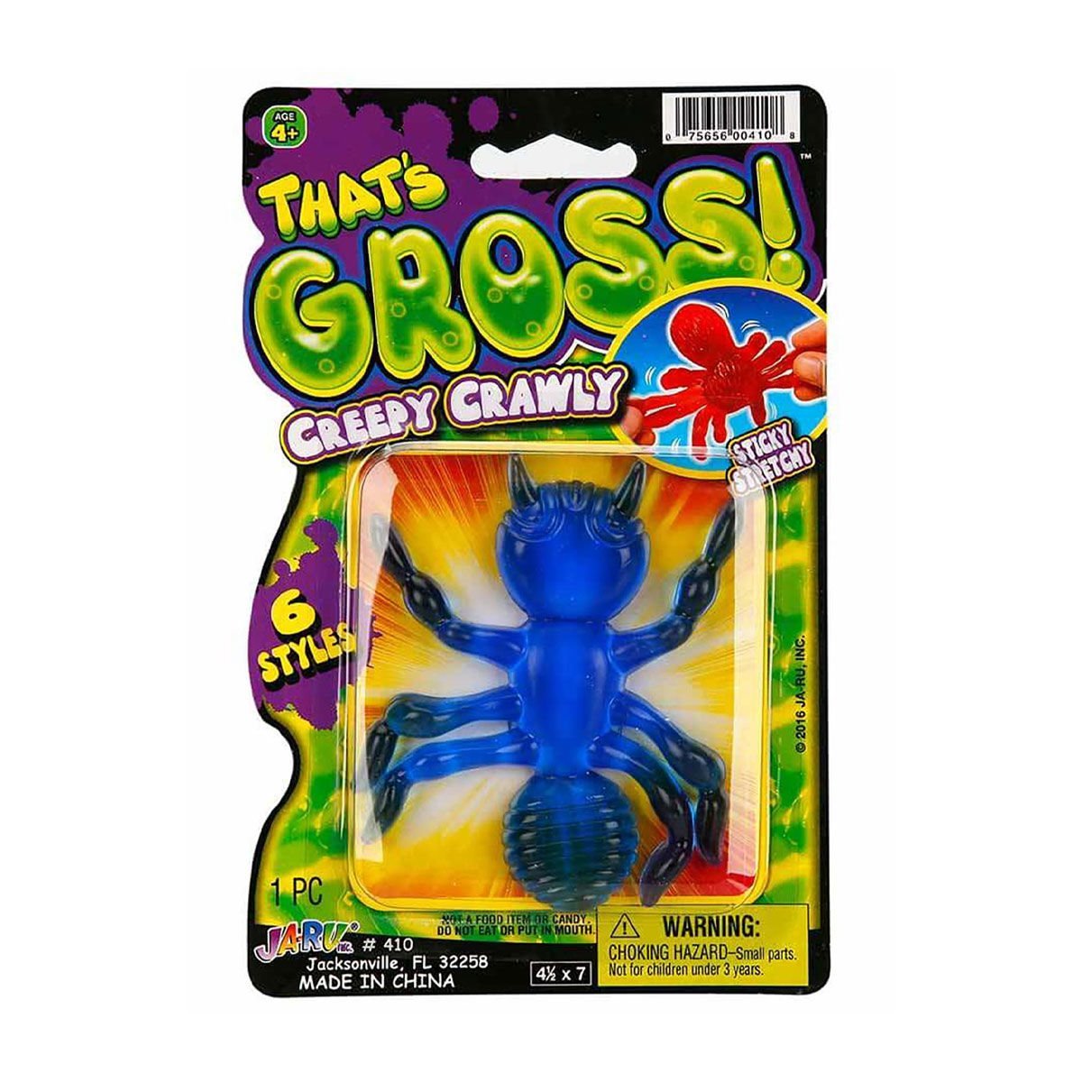 0410 Streç Gross Creepy Crawly Esnek Böcekler -Sunman