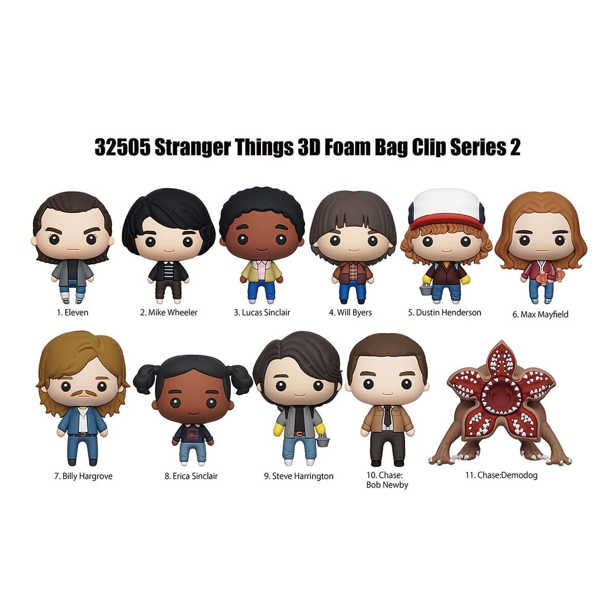 MONO32505 Monogram Stranger Things Klipsli Figür Seri 2 24lü display