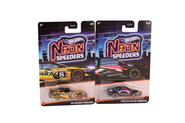 HLH72 Hot Wheels Neon Yarışlar Temalı Arabalar 10 adet koli ile satılır. Koli fiyatıdır.