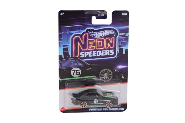 HLH72 Hot Wheels Neon Yarışlar Temalı Arabalar