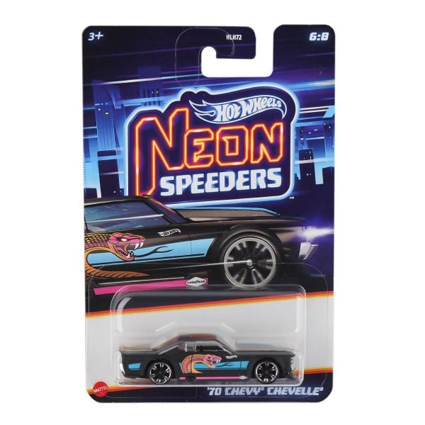 HLH72 Hot Wheels Neon Yarışlar Temalı Arabalar 10 adet koli ile satılır. Koli fiyatıdır.