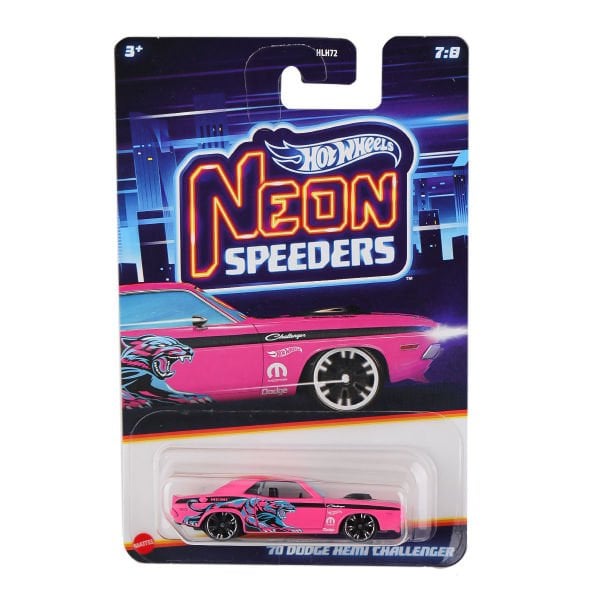 HLH72 Hot Wheels Neon Yarışlar Temalı Arabalar 10 adet koli ile satılır. Koli fiyatıdır.