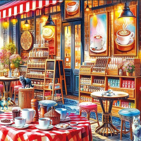 20809 PUZZLE 1000 KAHVE COFFEE STORE