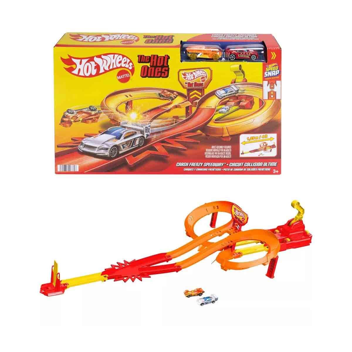 JFD11 Hot Wheels The Hot Ones Crash Speedway Frenzy