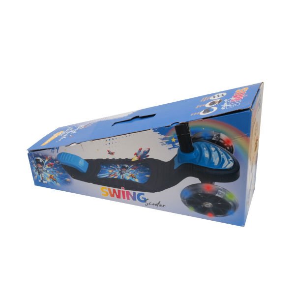 SWSC4-I Swing Işıklı Scooter Mavi -Kolat