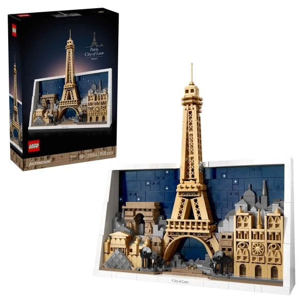 21064 Lego Architecture Paris – Aşıklar Şehri 958 parça +18 yaş