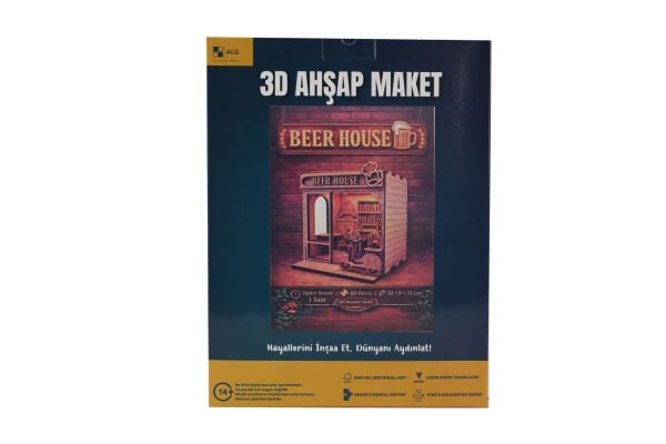 ALG-4005 MİNİ BEER HOUSE BOOK NOOK