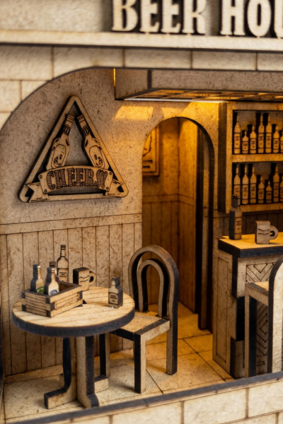 ALG-4005 MİNİ BEER HOUSE BOOK NOOK