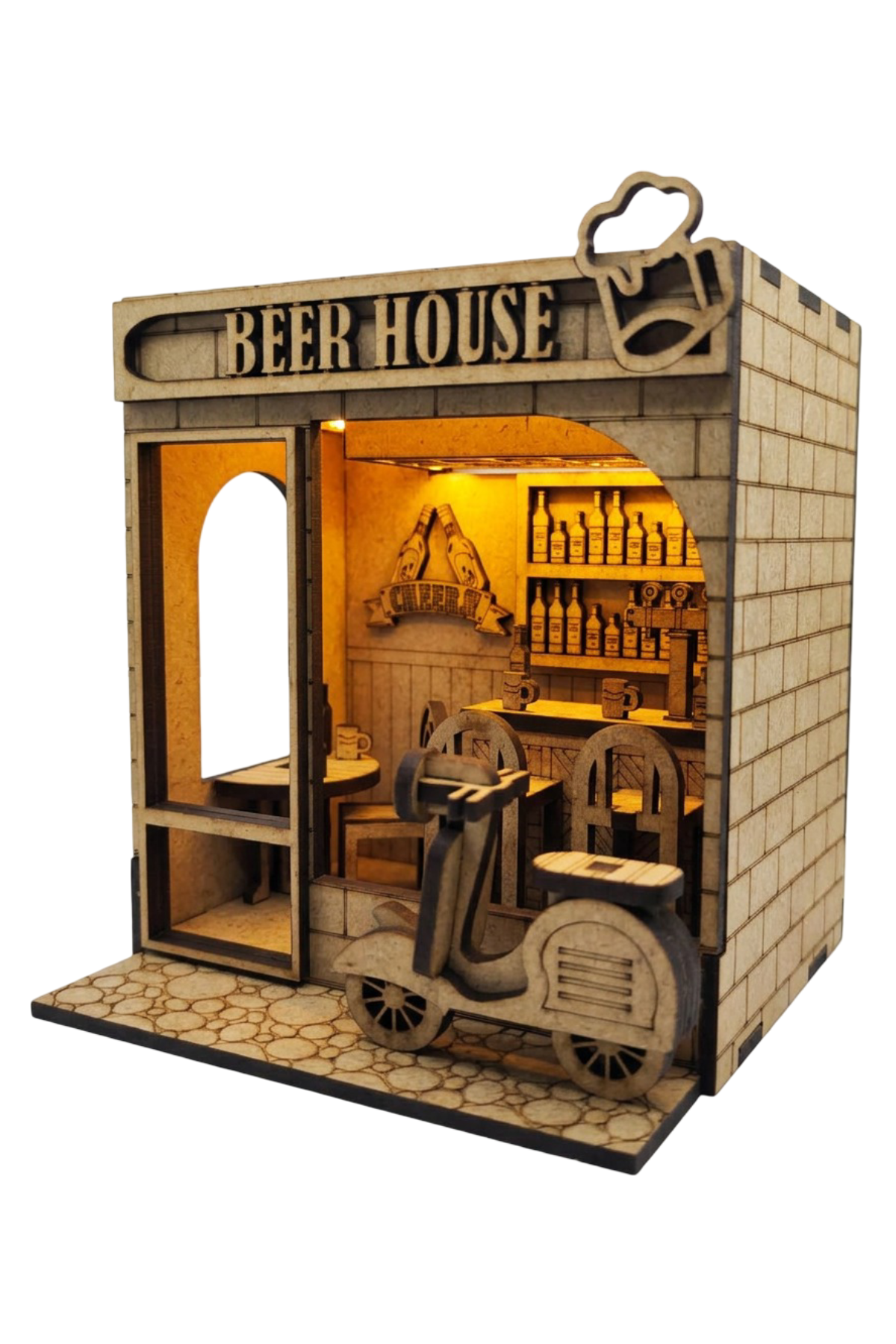 ALG-4005 MİNİ BEER HOUSE BOOK NOOK