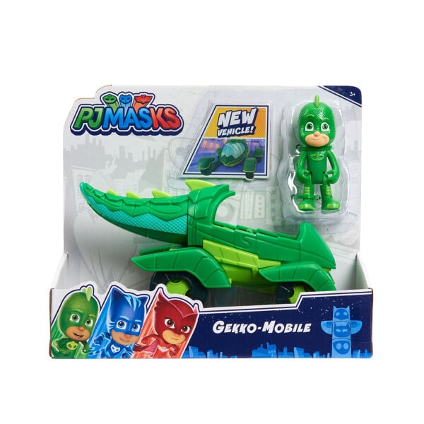 JP95654 PJ Masks Gekko Figür ve Gekko Mobile Araç