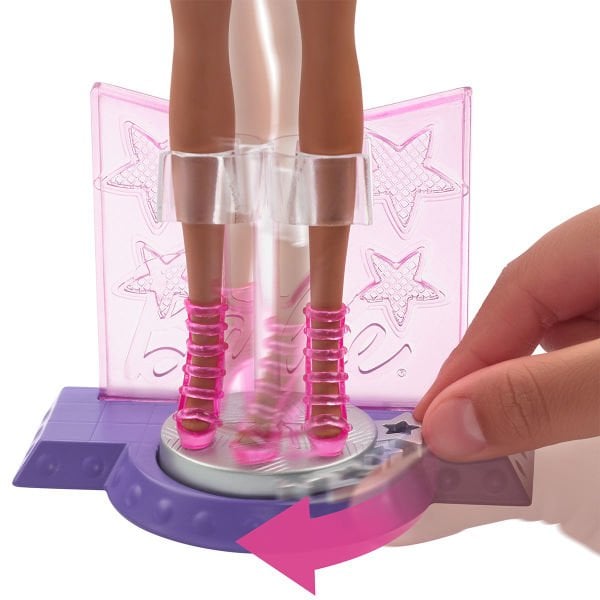 HRG43 Barbie 65. Yıl Deluxe Kariyer Bebekleri - Pop Yıldızı