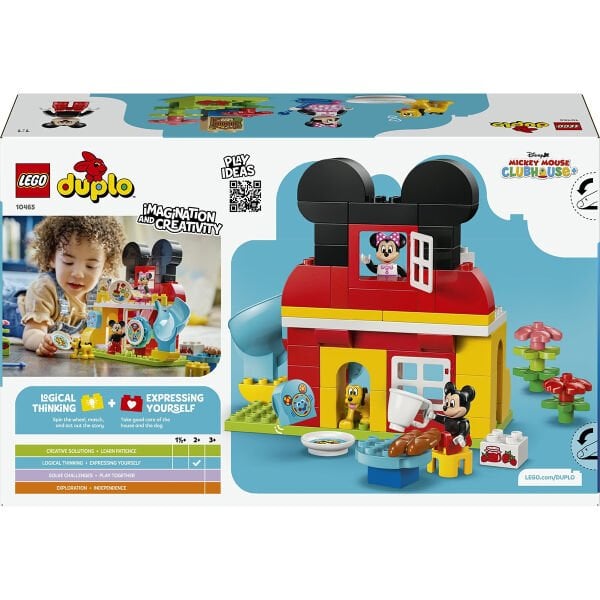 10465 Lego Duplo Minnie ve Pluto ile Mickeynin Kulüp Evi 87 parça +2 yaş