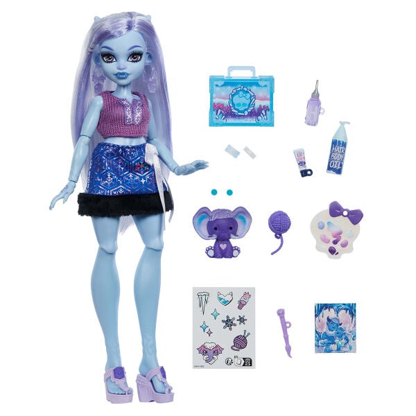 JHK44 Monster High - Abbey Bominable Self-Scare Secrets Wave