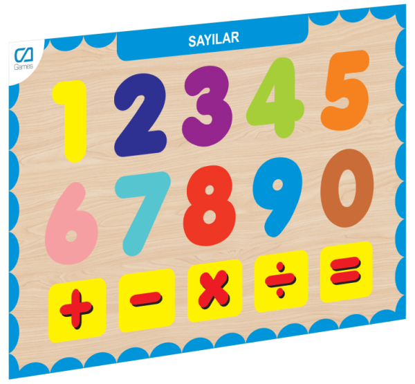 CAAHS-3207 CA GAMES AHŞAP SAYILAR BUL-TAK