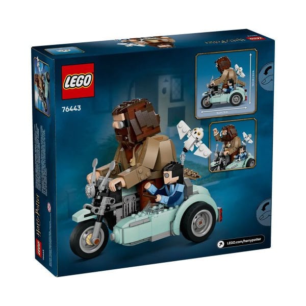 76443 LEGO® Harry Potter™ Hagrid™ ve Harry'nin Motosiklet Yolculuğu 617 parça +9 yaş