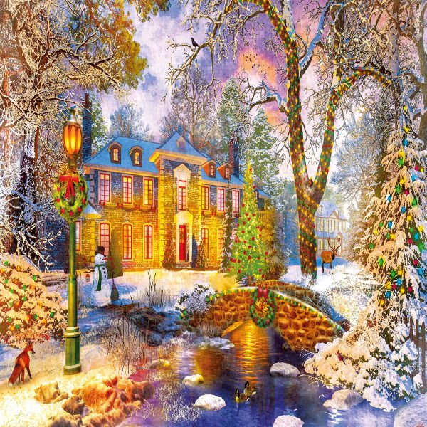 20819 PUZZLE 1000 The Festive Mansion