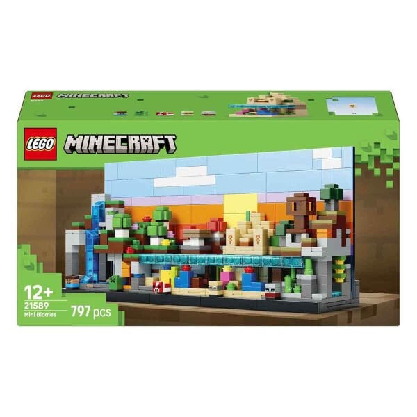 21589 Lego Minecraft Mini Biomes 797 parça +12 yaş