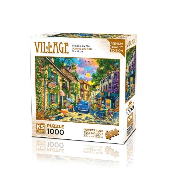 20820 PUZZLE 1000 Village in the Med
