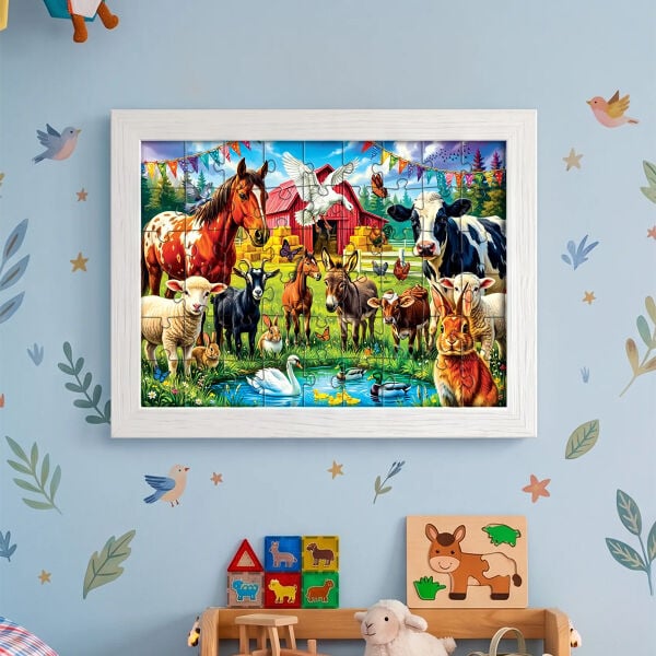 31507 Farm Friends 100 Parça Puzzle