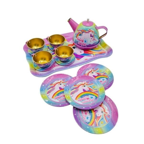 966-D34 METAL ÇAY SETİ 15 PARÇA PONY