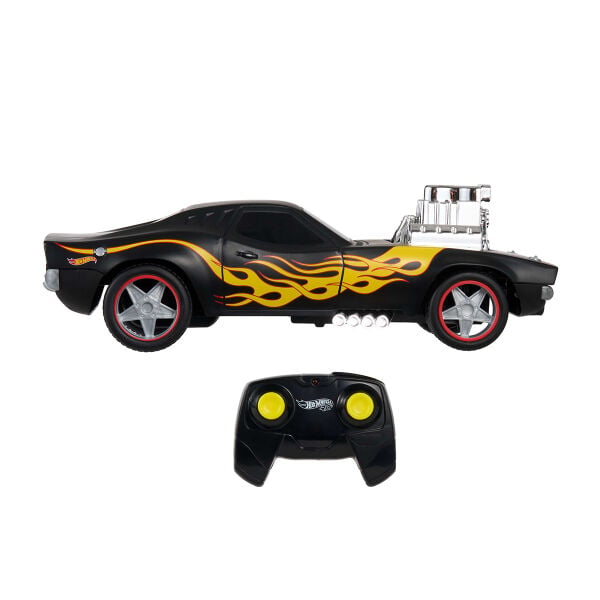 JNB89 Hot Wheels Uzaktan Kumandalı 1:16 Siyah Rodger Dodger