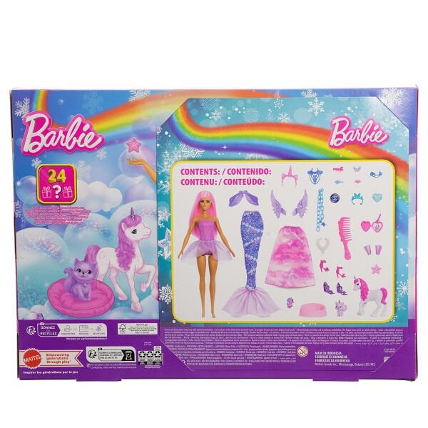 JFL66 Barbie Advent Calendar -Yılbaşı Özel Seti