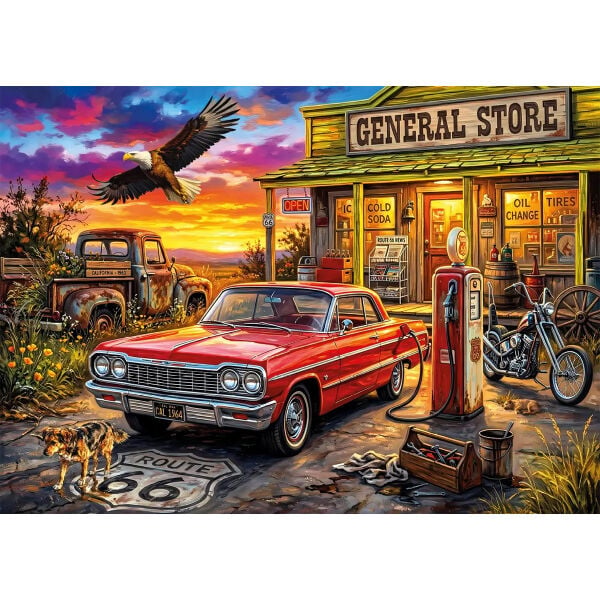 20879 PUZZLE 1000 ROUTE 66 MEMORİES