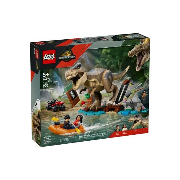76975 Lego Jurassic World T. rex Nehir Kaçışı 199 parça +5 yaş