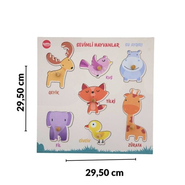 HH2081-SEVİMLİ HAYVANLAR YAPBOZ