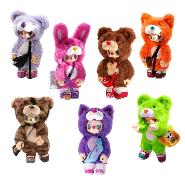 POPCSRB005 Rebel Bear Pozlanabilir Figür Çantalı Serisi
 6lı Display