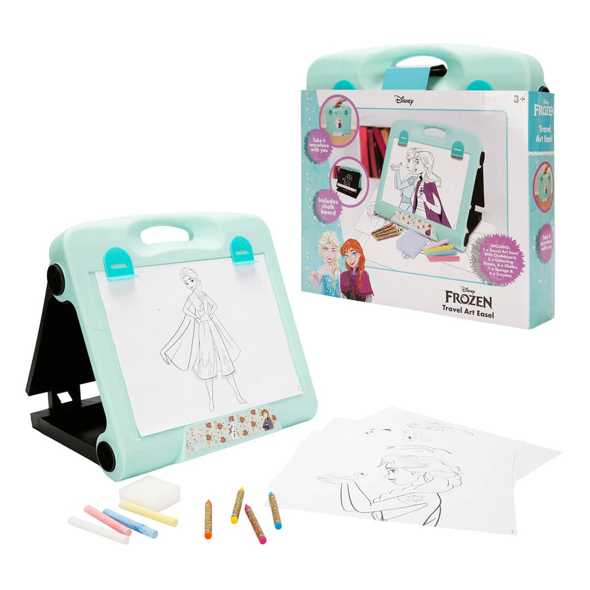 79261 SUN-HTI-SBR-HOBİ SET FROZEN SET FROZEN SEYAHAT RESİM ŞÖVALYESİ FRZN
