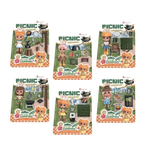 LC2287 NANA ARKADAŞLARI PİKNİK EĞLENCESİ AKSESUARLI BEBEKLER(Belirtilen fiyat, tekli satış için adet fiyatıdır.)