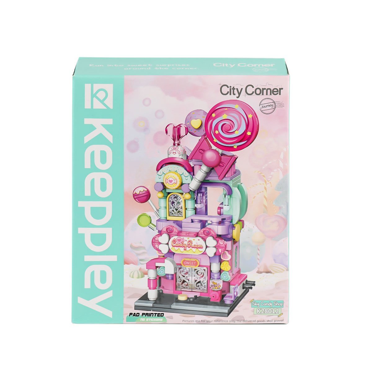 KP28012 Keeppley City Corner - Sky Candy Shop - Şekerci Dükkanı 358 Parça Yapım Seti