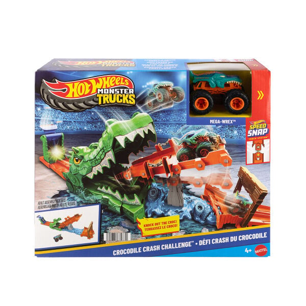 JJN45 Hot Wheels Monster Trucks Timsahı Devir Oyun Seti