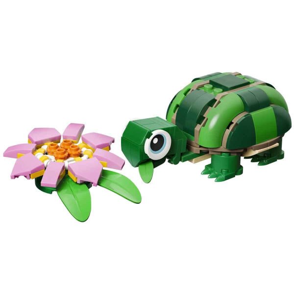 31377 Lego Creator 3in1 Kaplumbağa ile Nilüfer Çiçeği 124 parça +7 yaş