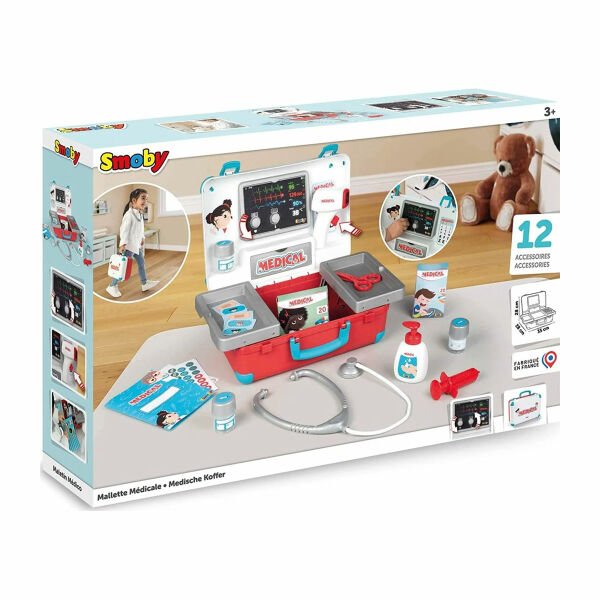 7600340103 Smoby Medikal Doktor Çanta Oyuncak Oyun Seti(Ürün oyuncaktır)