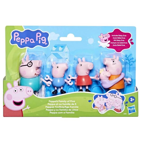 G0506 Peppa Pig ve Ailesi 5li Figür Seti +3 yaş