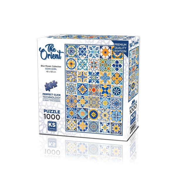 20883 PUZZLE 1000 BLUE MOSAİC COLLECTİON