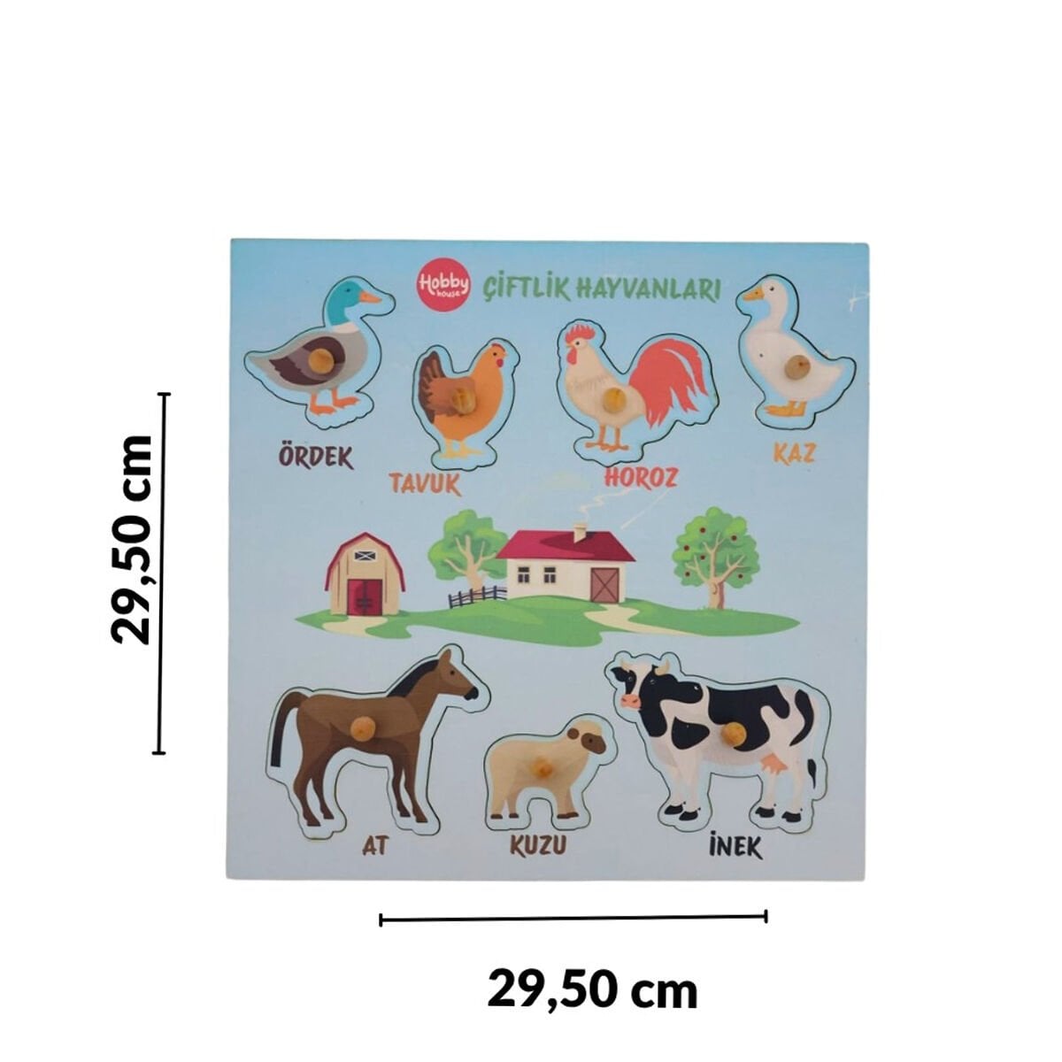 HH2085-ÇİFTLİK HAYVANLARI YAPBOZ