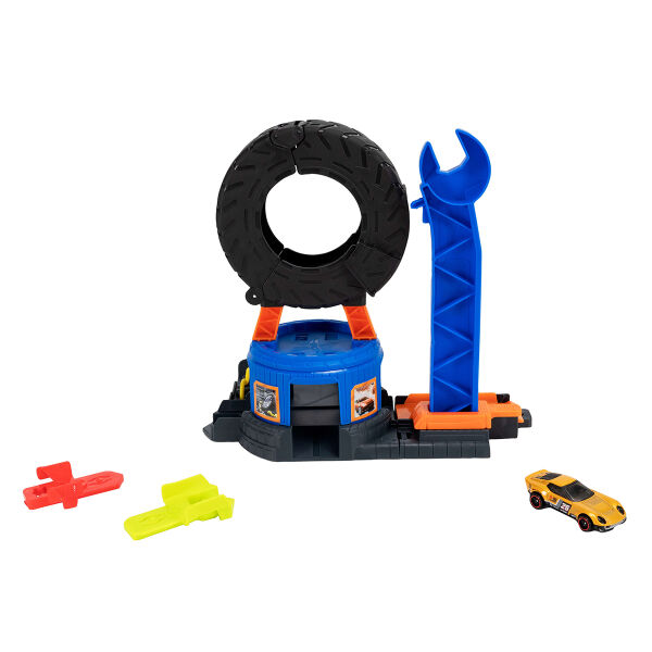 JHL75 Hot Wheels City Şehir Merkezi Lastik Garajı Oyun Seti